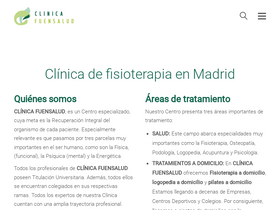'clinicafuensalud.com' screenshot