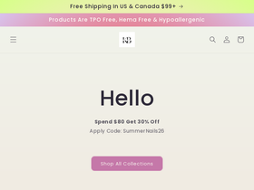 kiarabarnesbeauty.com homepage screenshot
