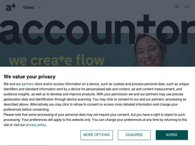 'accountor.com' screenshot