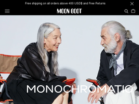 'moonboot.com' screenshot