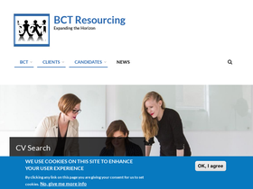 'bctresourcing.co.uk' screenshot