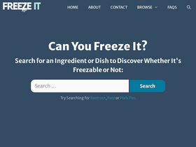 'freezeit.co.uk' screenshot