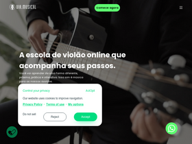 'viamusical.com.br' screenshot