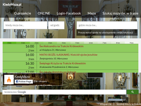 'kiedymsza.pl' screenshot
