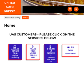 'unitedautosupply.com' screenshot