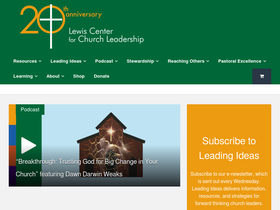 'churchleadership.com' screenshot