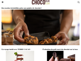 'chococlic.com' screenshot