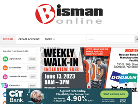 'jamestown.bismanonline.com' screenshot