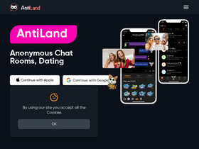 'antiland.com' screenshot