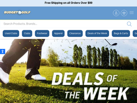 'budgetgolf.com' screenshot
