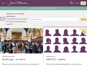 'jancisrobinson.com' screenshot