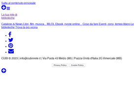 'cubinrete.it' screenshot