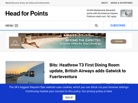 'headforpoints.com' screenshot