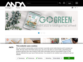 'andapresent.com' screenshot