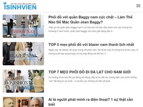 'isinhvien.com' screenshot