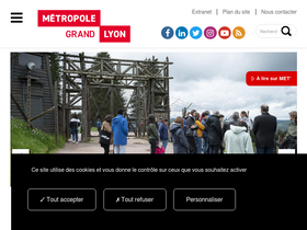 'grandlyon.com' screenshot