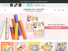 'americancrafts.com' screenshot