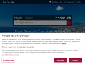 'home.ch' screenshot