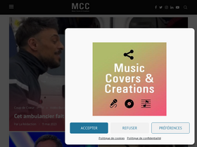 'music-covers-creations.com' screenshot