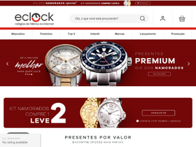 'eclock.com.br' screenshot