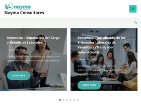 'naymaconsultores.com' screenshot