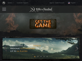 'lifeisfeudal.com' screenshot