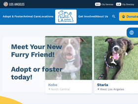 'laanimalservices.com' screenshot