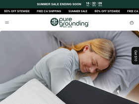 puregroundingca.com homepage screenshot