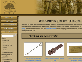 'libertytreecollectors.com' screenshot