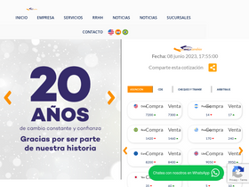 'maxicambios.com.py' screenshot