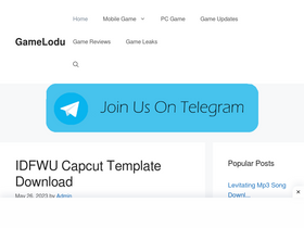 'gamelodu.com' screenshot