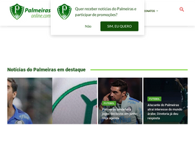 'palmeirasonline.com' screenshot