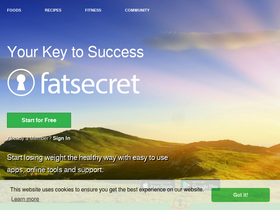 'fatsecret.ca' screenshot