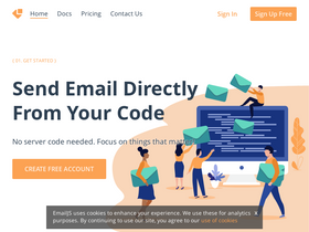 'emailjs.com' screenshot