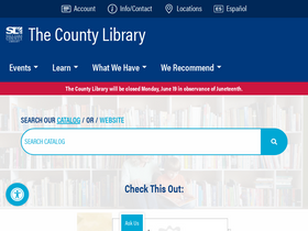'slcolibrary.org' screenshot