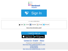 northwellhealth.followmyhealth.com