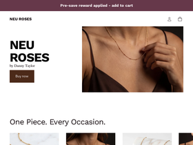 neu-roses.com homepage screenshot
