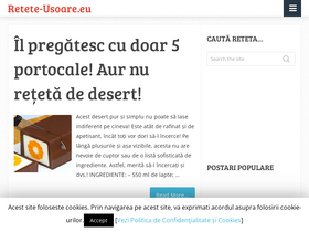 'retete-usoare.eu' screenshot