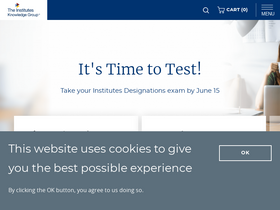 'theinstitutes.org' screenshot
