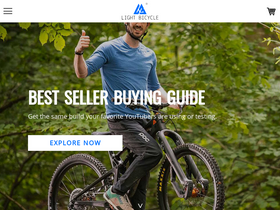 'lightbicycle.com' screenshot