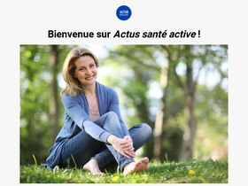 'actus-sante-active.com' screenshot