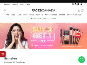 'facescanada.com' screenshot