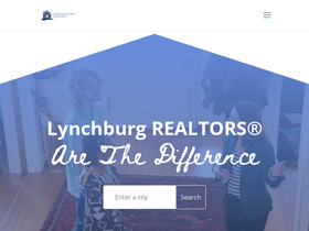 'lynchburgvarealtors.com' screenshot