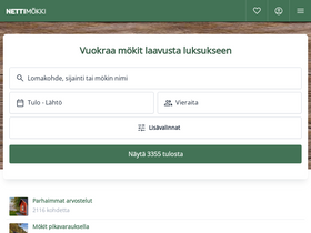 'nettimokki.com' screenshot