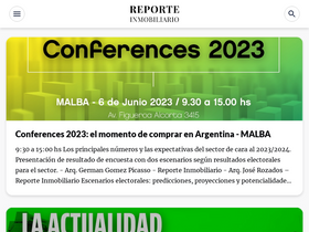 'reporteinmobiliario.com' screenshot