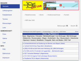 'drehscheibe-online.de' screenshot