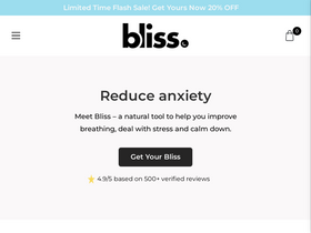 Gain Bliss website screenshot