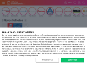 'folhetospromocionais.com' screenshot