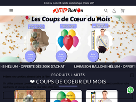 helloballon.com homepage screenshot