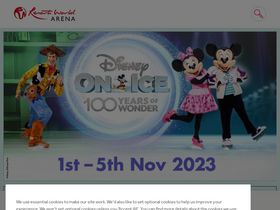 'resortsworldarena.co.uk' screenshot